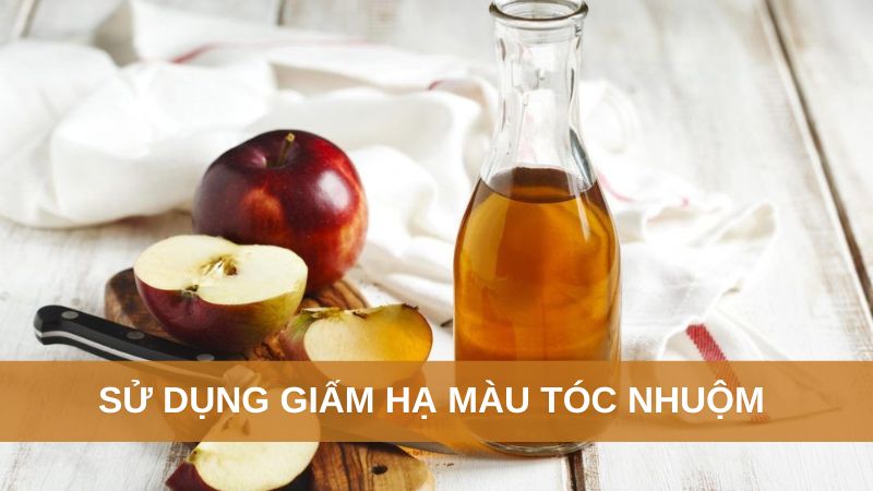 cách hạ màu tóc nhuộm tại nhà