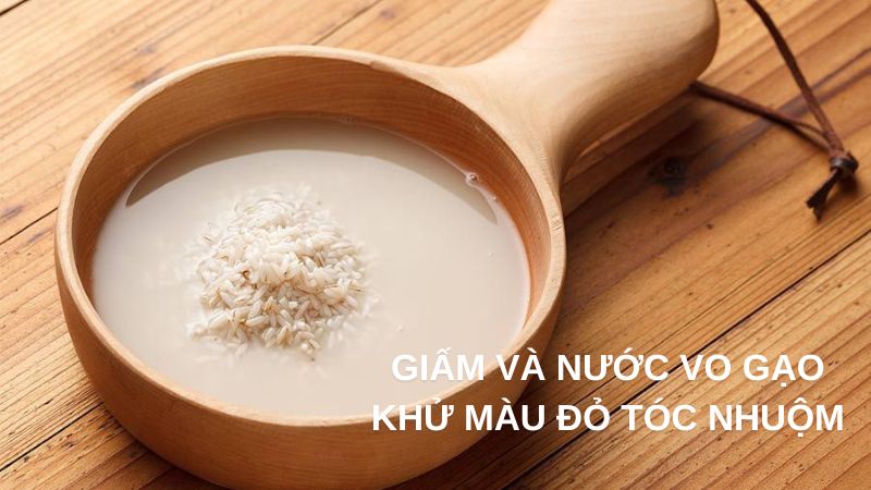 cách khử màu đỏ trên tóc