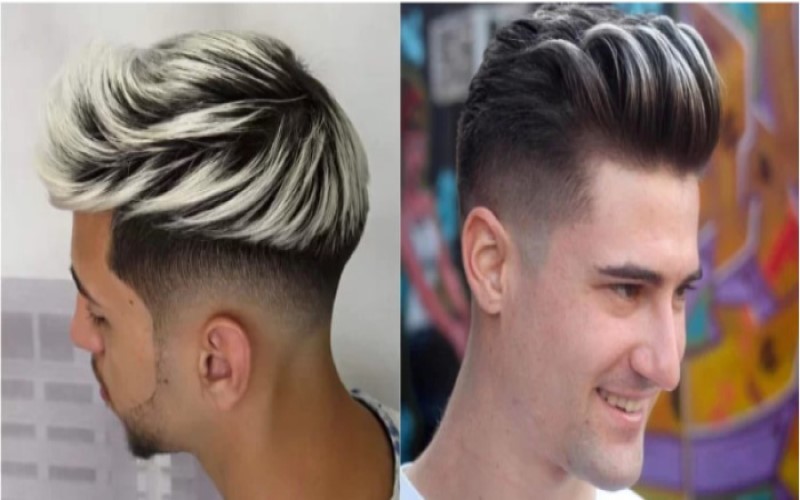 Tóc Mohican nhuộm highlight ấn tượng