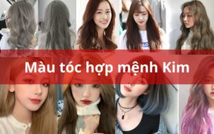 Những màu tóc hợp mệnh Kim