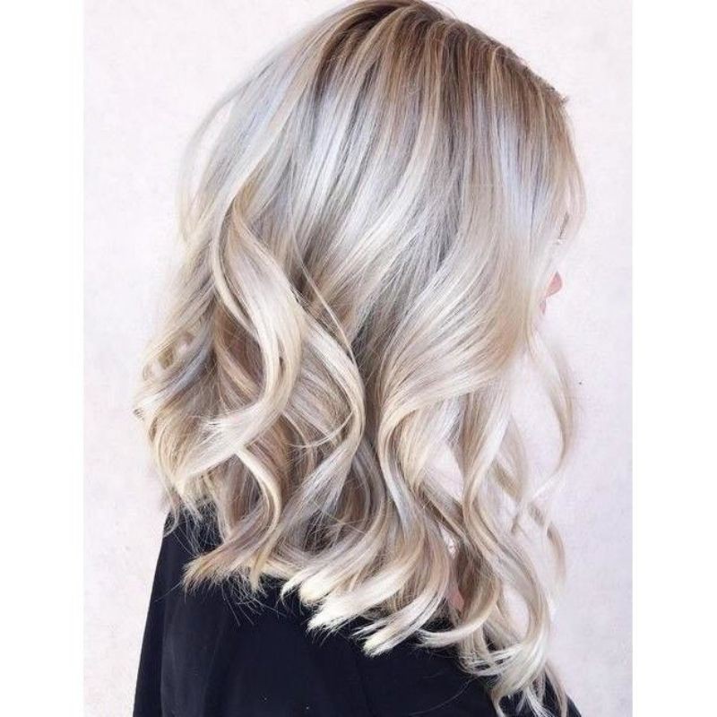 màu tóc blonde tự nhiên