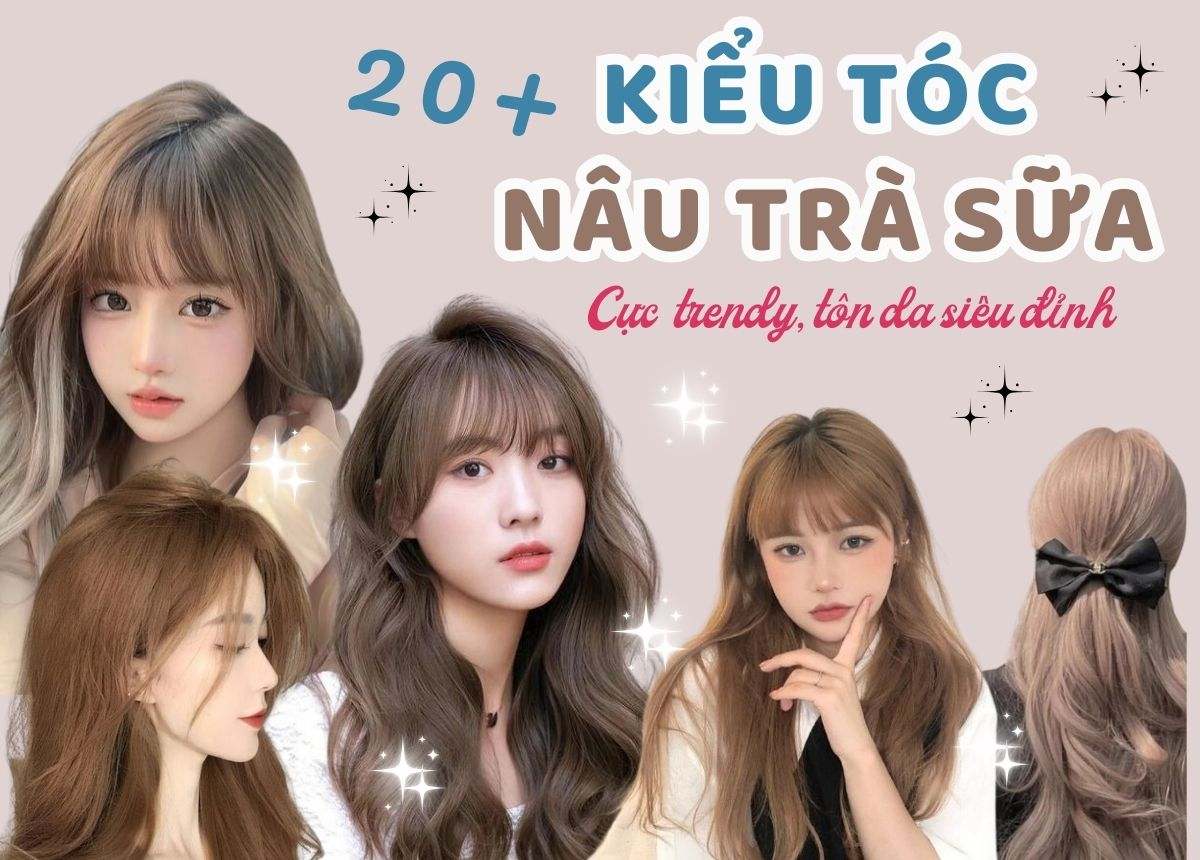 màu tóc trà sữa 0035