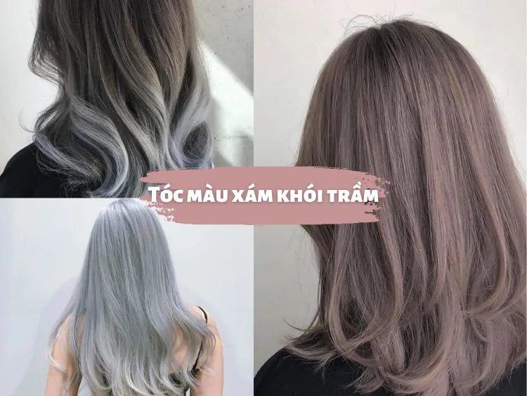 màu tóc xám lông chuột 0032